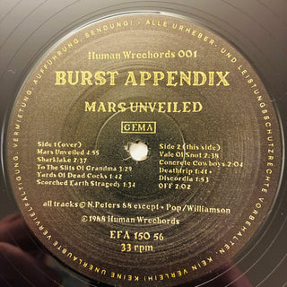 Burst Appendix – Mars Unveiled LP (NM) - schallplattenparadis