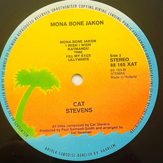 Cat Stevens ‎– Mona Bone Jakon LP (VG+) - schallplattenparadis
