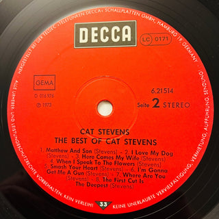 Cat Stevens ‎– The Best Of Cat Stevens LP (NM) - schallplattenparadis
