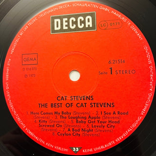 Cat Stevens ‎– The Best Of Cat Stevens LP (NM) - schallplattenparadis