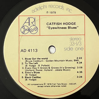 Catfish Hodge Band ‎– Eyewitness Blues LP (VG+) - schallplattenparadis