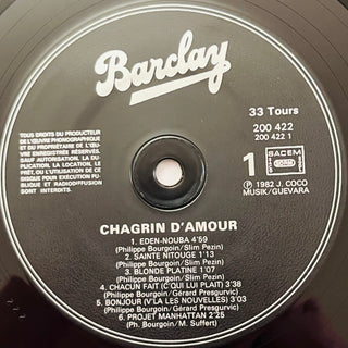 Chagrin D'Amour ‎– Chagrin D'Amour LP (VG+) - schallplattenparadis