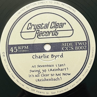 Charlie Byrd ‎– Direct Disc Recording - 12" Vinyl - 45 RPM - Limited Edition (NM) - schallplattenparadis