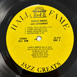 Charlie Mingus ‎– Jazz Experiment Charlie Mingus LP (NM) - schallplattenparadis