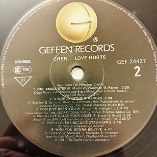 Cher ‎– Love Hurts LP mit OIS (VG+) - schallplattenparadis
