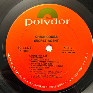 Chick Corea – Secret Agent LP (VG+) - schallplattenparadis