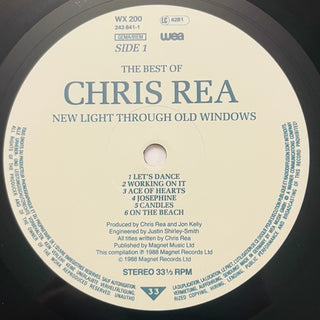 Chris Rea ‎– New Light Through Old Windows (The Best Of Chris Rea) LP mit OIS (NM) - schallplattenparadis