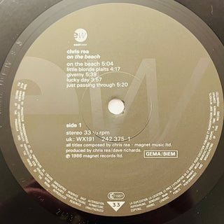 Chris Rea – On The Beach LP (VG+) - schallplattenparadis