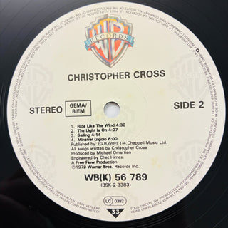Christopher Cross ‎– Christopher Cross LP mit OIS (VG+) - schallplattenparadis