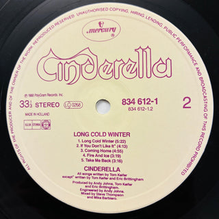 Cinderella ‎– Long Cold Winter LP (VG+) - schallplattenparadis