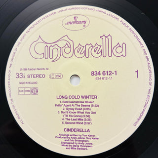 Cinderella ‎– Long Cold Winter LP (VG+) - schallplattenparadis