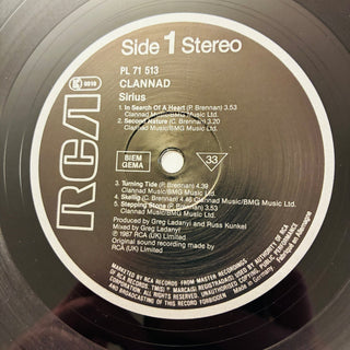 Clannad ‎– Sirius LP mit OIS (NM) - schallplattenparadis