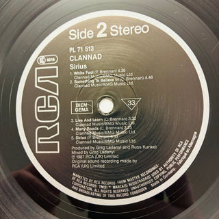 Clannad ‎– Sirius LP mit OIS (NM) - schallplattenparadis