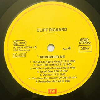 Cliff Richard – Remember Me Doppel LP (NM) - schallplattenparadis