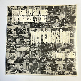 Constant / Stockhausen – Sylvio Gualda ‎– Percussion – 14 Stations / Zyklus Doppel LP (NM) - schallplattenparadis