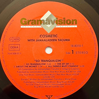 Cosmetic With Jamaaladeen Tacuma ‎– So Tranquilizin' LP (NM) - schallplattenparadis