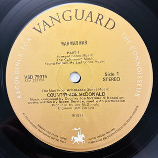 Country Joe McDonald – War War War LP (NM) - schallplattenparadis