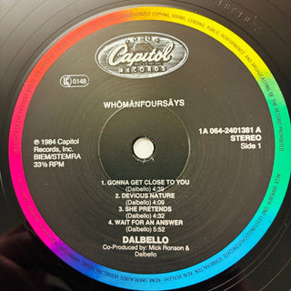 Dalbello – Whōmănfoursāys LP (NM) - schallplattenparadis