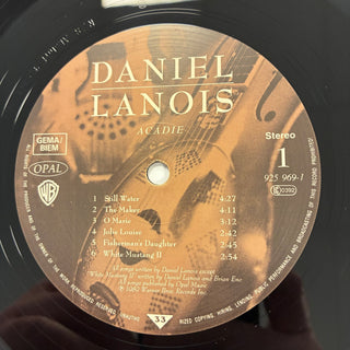 Daniel Lanois ‎– Acadie LP mit OIS (NM) - schallplattenparadis