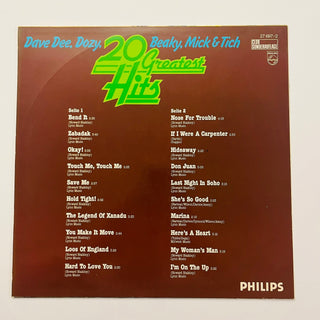 Dave Dee, Dozy, Beaky, Mick & Tich ‎– 20 Greatest Hits LP (NM) - schallplattenparadis