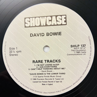 David Bowie – Rare Tracks LP (NM) - schallplattenparadis