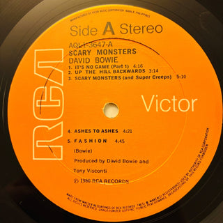 David Bowie – Scary Monsters LP (VG+) - schallplattenparadis