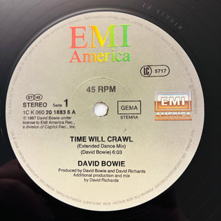 David Bowie – Time Will Crawl (Extended Dance Mix) 12" Vinyl (NM) - schallplattenparadis