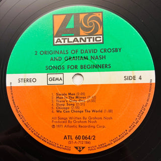 David Crosby / Graham Nash – 2 Originals Of David Crosby & Graham Nash Doppel LP (NM) - schallplattenparadis