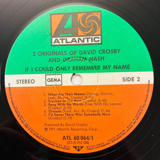 David Crosby / Graham Nash – 2 Originals Of David Crosby & Graham Nash Doppel LP (NM) - schallplattenparadis