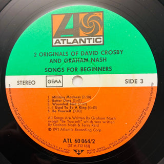 David Crosby / Graham Nash – 2 Originals Of David Crosby & Graham Nash Doppel LP (NM) - schallplattenparadis
