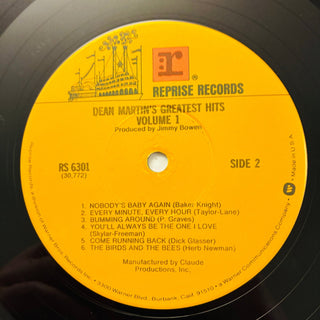Dean Martin ‎– Dean Martin's Greatest Hits! Vol. 1 LP (VG+) - schallplattenparadis