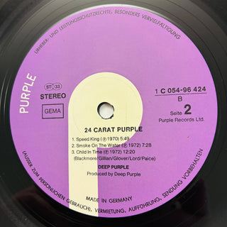 Deep Purple ‎– 24 Carat Purple LP (NM) - schallplattenparadis