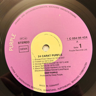 Deep Purple ‎– 24 Carat Purple LP (NM) - schallplattenparadis