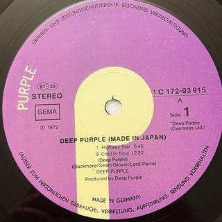 Deep Purple ‎– Made In Japan Doppel LP (NM) - schallplattenparadis