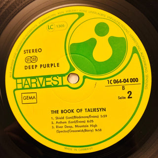 Deep Purple – The Book Of Taliesyn LP (NM) - schallplattenparadis
