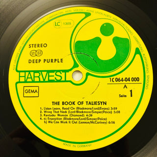 Deep Purple – The Book Of Taliesyn LP (NM) - schallplattenparadis