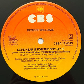 Deniece Williams ‎– Let's Hear It For The Boy Maxi - Single (NM) - schallplattenparadis