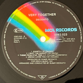 Deodato ‎– Very Together LP (NM) - schallplattenparadis