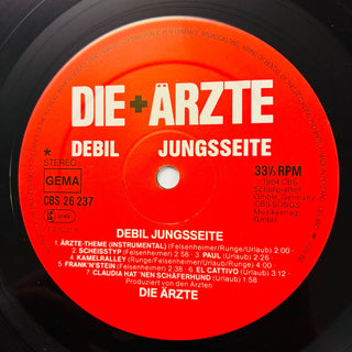 Die + Ärzte ‎– Debil LP mit OIS (NM) - schallplattenparadis
