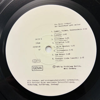 Die Ärzte ‎– Die Ärzte Früher! (1982 - '83) Der Ausverkauf - Geht Weiter! LP (VG+) - schallplattenparadis