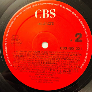 Die Ärzte ‎– Die Ärzte LP mit OIS (NM) - schallplattenparadis