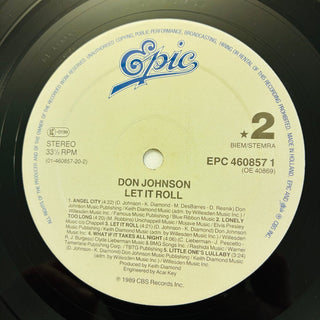 Don Johnson ‎– Let It Roll LP mit OIS (NM) - schallplattenparadis