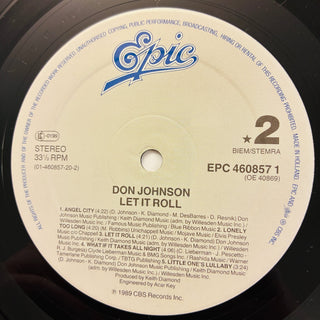 Don Johnson – Let It Roll LP mit OIS (VG+) - schallplattenparadis