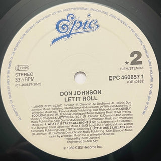 Don Johnson – Let It Roll LP mit OIS (VG+) - schallplattenparadis