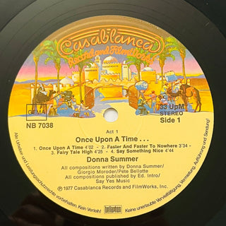 Donna Summer ‎– Once Upon A Time... Doppel LP mit OIS (VG+) - schallplattenparadis