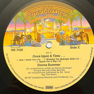 Donna Summer ‎– Once Upon A Time... Doppel LP mit OIS (VG+) - schallplattenparadis