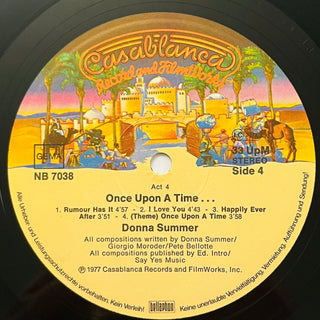 Donna Summer ‎– Once Upon A Time... Doppel LP mit OIS (VG+) - schallplattenparadis