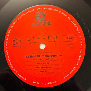 Donna Summer ‎– The Best Of Donna Summer LP (NM) - schallplattenparadis