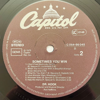 Dr. Hook ‎– Sometimes You Win LP (NM) - schallplattenparadis