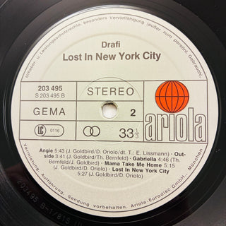 Drafi – Lost In New York City LP (NM) - schallplattenparadis